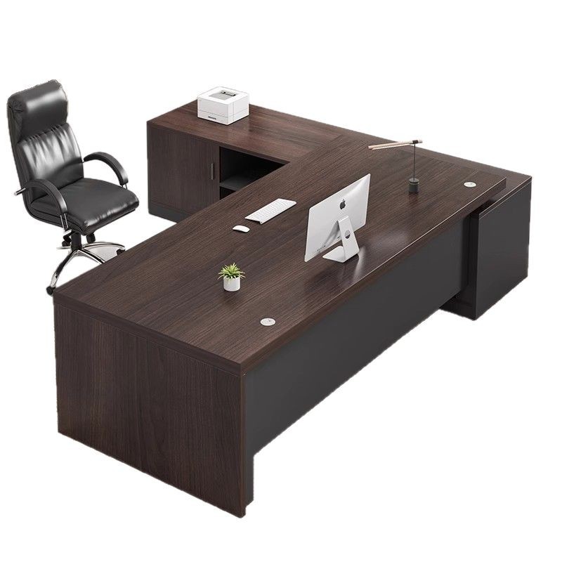 Mesa de escritorio Mesa de jefe Mesa de oficina individual Mesa de escritorio Mesa de computadora de escritorio Mesa de liderazgo de lujo Mesa de gerente ejecutivo