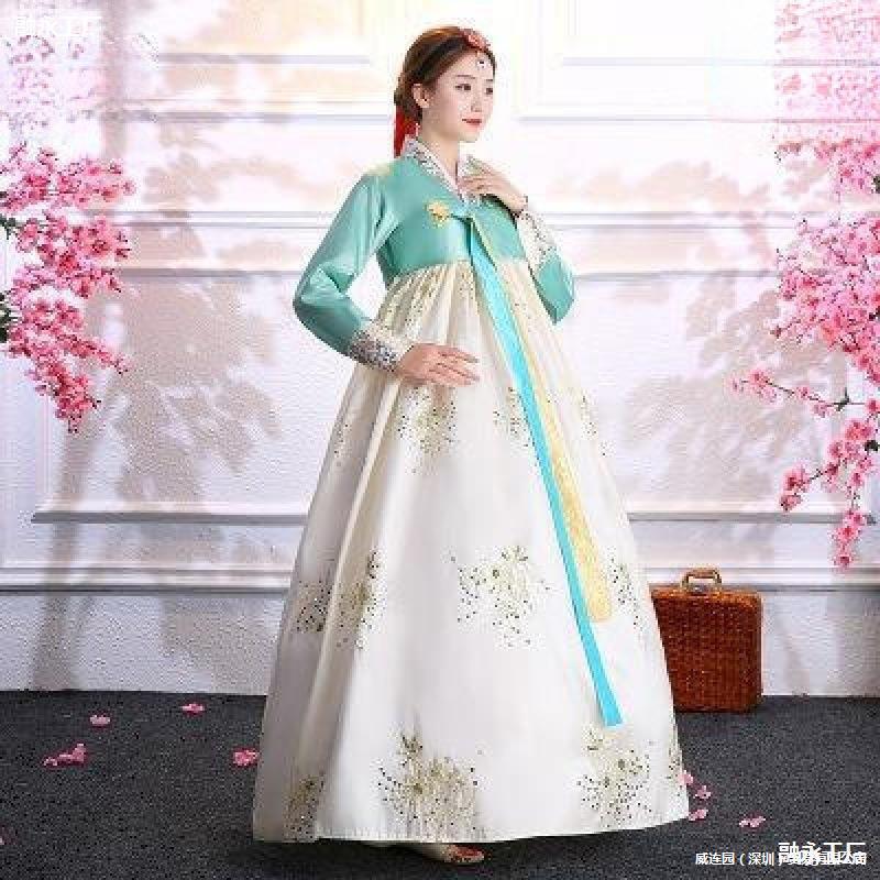 New Korean Traditional Hanbok Women's Court Dress, Modernized Dae Jang Geum Korean Costume for Dance Performance