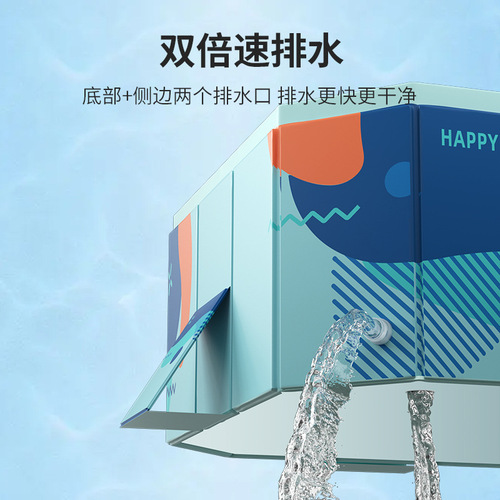 New swimming pool thickened wear-resistant inflatable swimming pool outdoor inflatable foldable paddling pool children's home pool