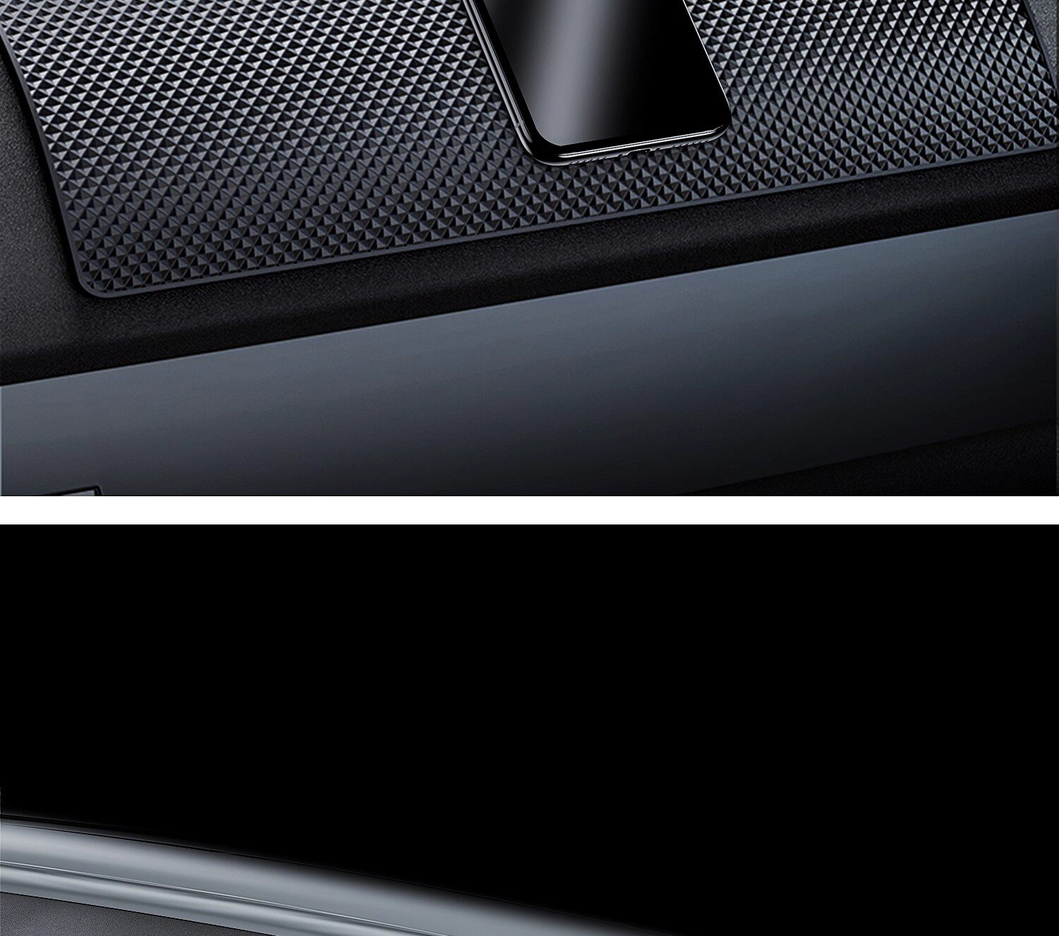 Car anti-slip mat for dashboard, high-temperature resistant storage mat, in-car phone holder, decorative accessory, fixed anti-slip mat