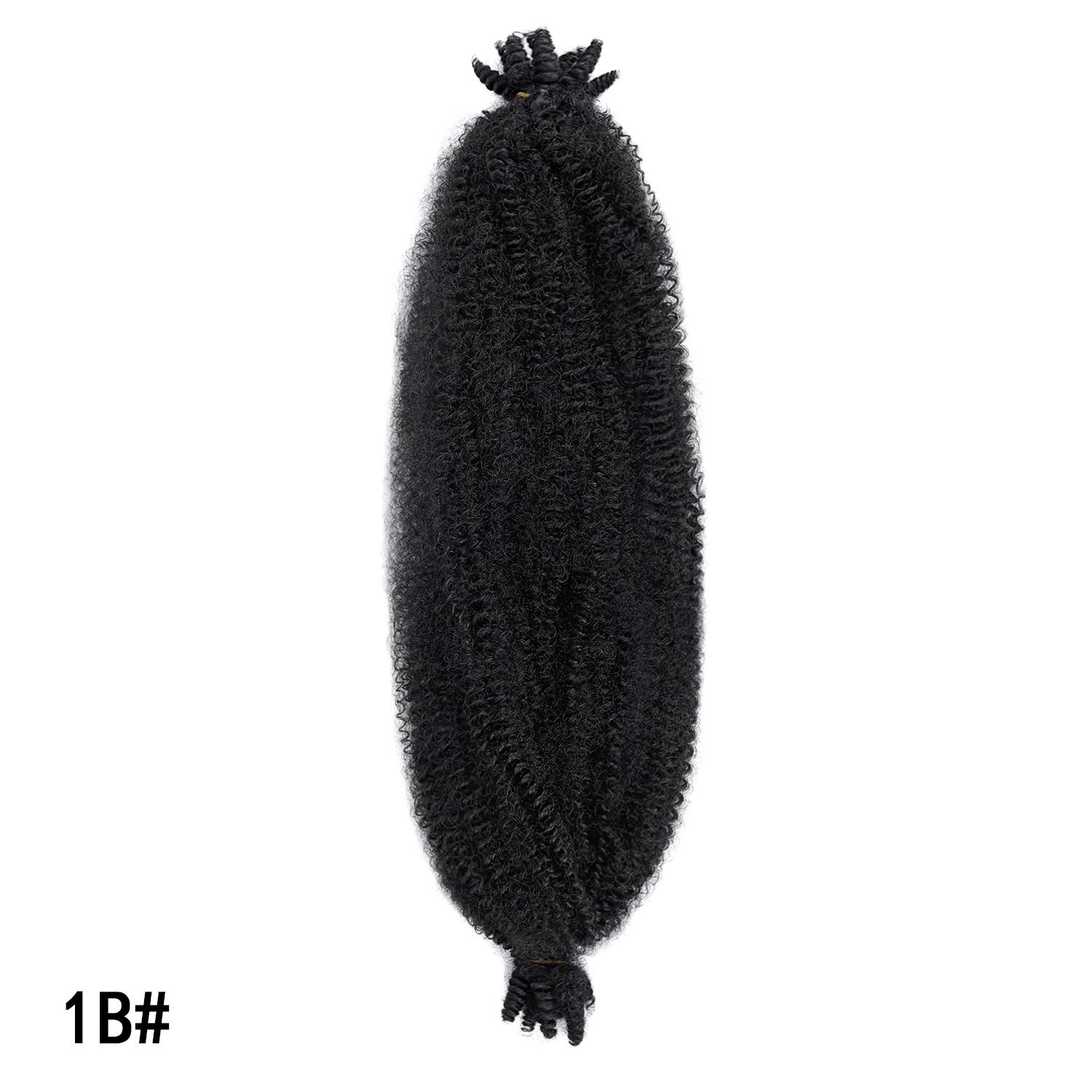 Extensiones de Cabello Rizado Afro Crochet de 24 Pulgadas Fibra Sintética de Alta Temperatura image 7