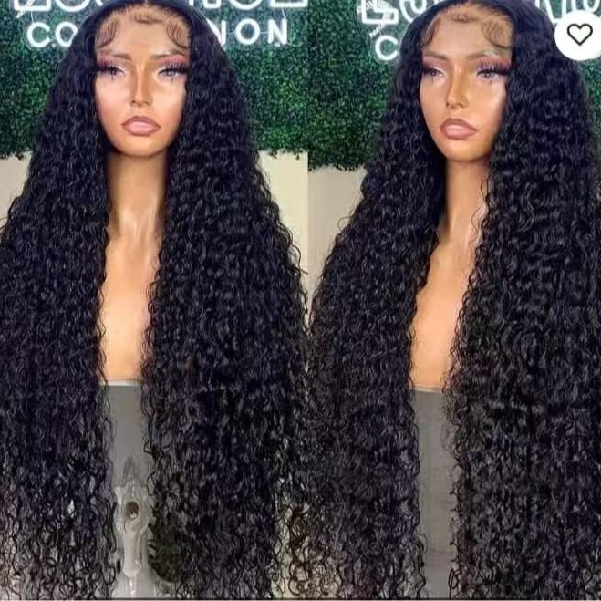 13X6 Deep Wave Lace Front Wig Lace Front Wig Women's Medium Parted Small Curly Long Curly Hair Cover
