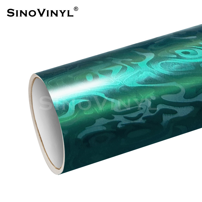 Carlake Cosmic estriado de fibra de carbono espejo retrovisor decoración pegatinas de película auto cuerpo pegatinas de película de cambio de color