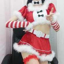 聖誕裝女性感聖誕內衣制服套裝激情兔女郎角色扮演萬聖節制服
