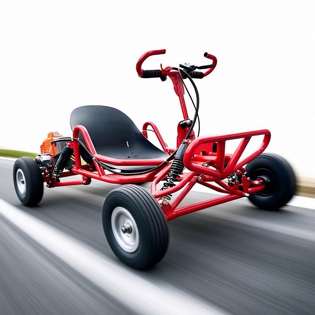 Transfronterizos de venta caliente de cuatro tiempos motocross-country go-kart amazon motor de combustible motocross-country go-kart adulto todo terreno