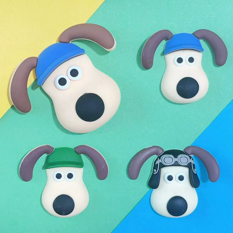 Негабаритный мультфильм милая собака мягкие резиновые аксессуары кремовые резиновые аксессуары оптом Чехол для мобильного телефона ящик для хранения DIY патч