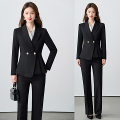 西装套装女高级感酒店前台工作服气质珠宝店金店销售工装职业正装