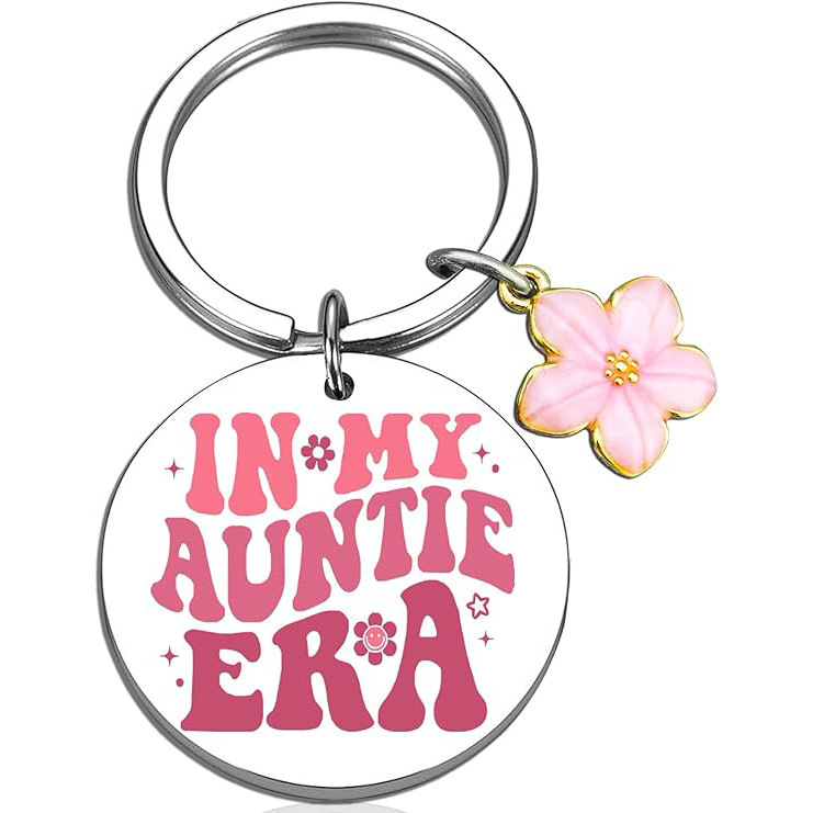 Cross Border Mother's Day Keychain Gift Creative Keychain for Aunt Gift Niece Nephew Gift for Aunt