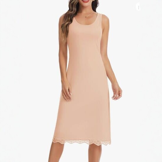 2026 New Model Modal Camisole Dress for Women, Sleeveless, Slim Fit, Mid-Length, Lace-Trimmed Nightgown, Loungewear 2026 New Model Modal Camisole Dress for Women, Sleeveless, Slim Fit, Mid-Length, Lace-Trimmed Nightgown, Loungewear