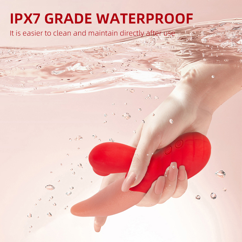 Vibrator för vuxen tungslickning, Sexprodukter för kvinnor, Masturbator, Klappning och sugning_voghion.com