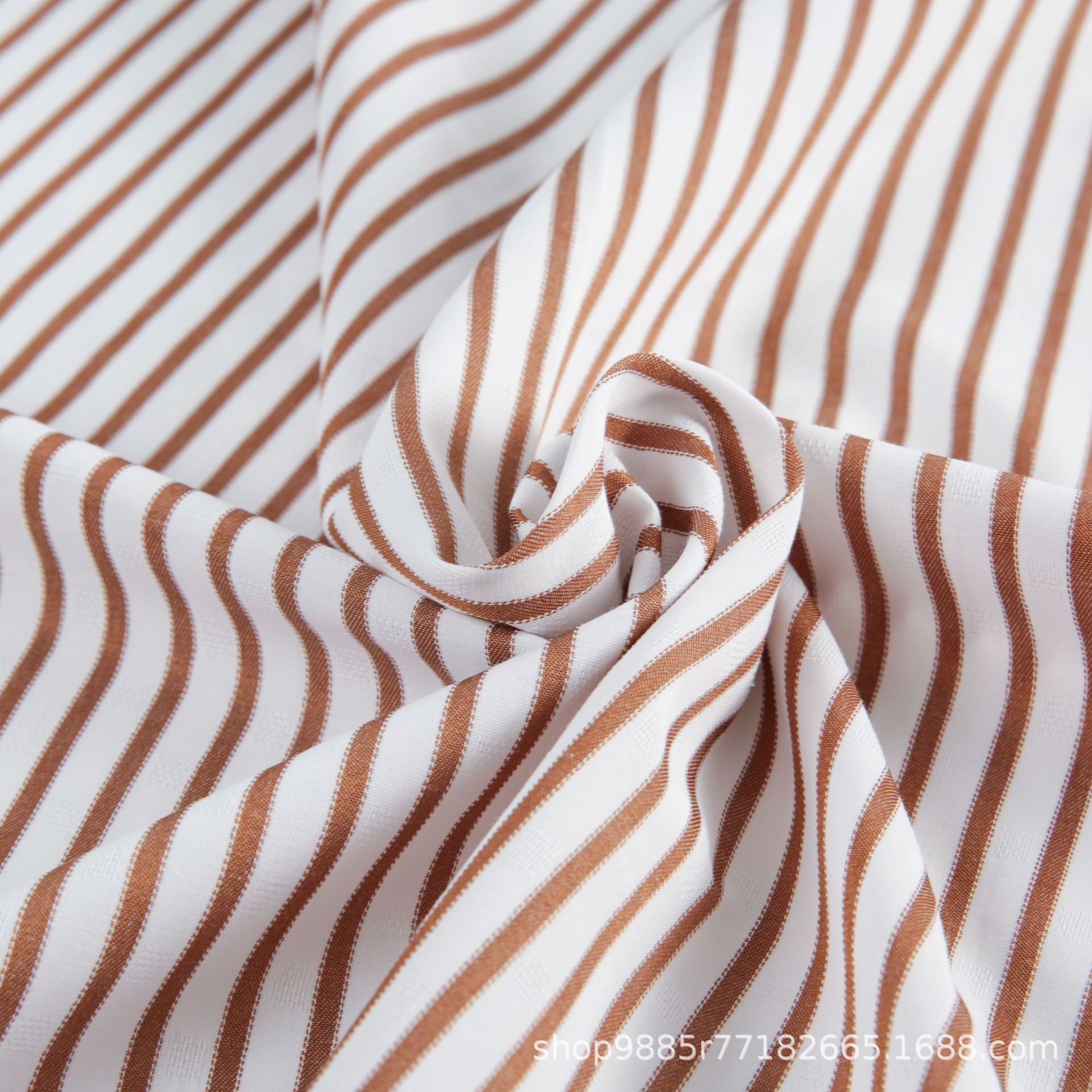 厂家直销精品男装衬衫条纹子布面料