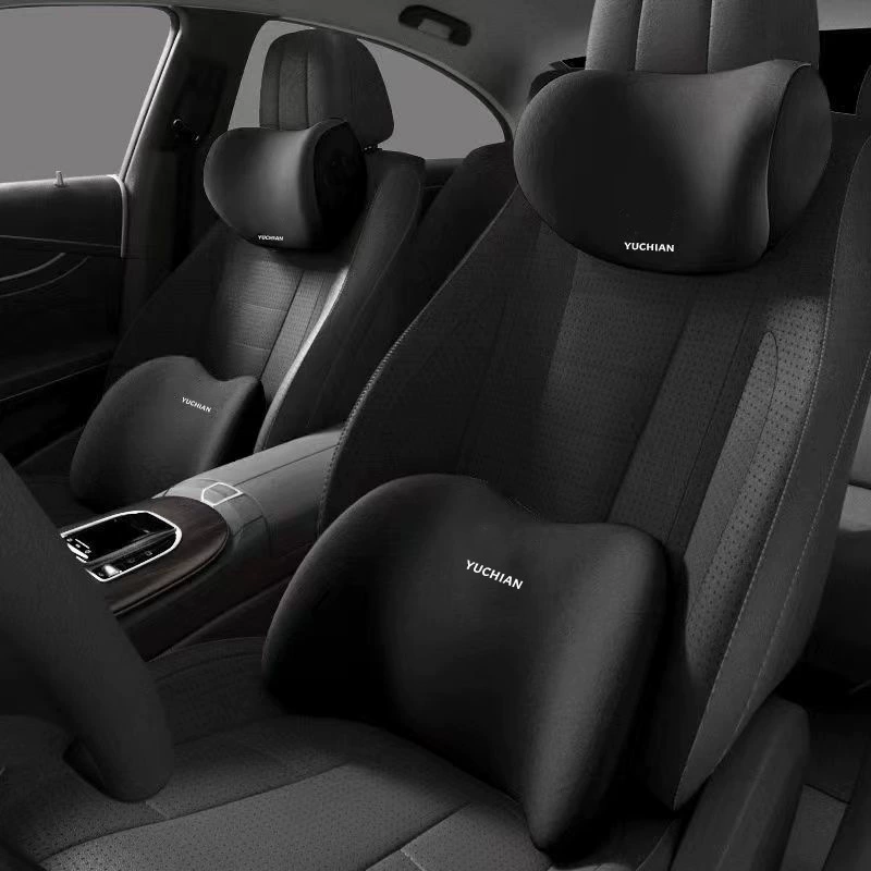 Автомобильный подголовник, подушка для шеи шейного отдела позвоночника, автомобильная подушка, подголовник сиденья, поддержка талии, поясничная подушка, подушка для спины, универсальная для всех сезонов