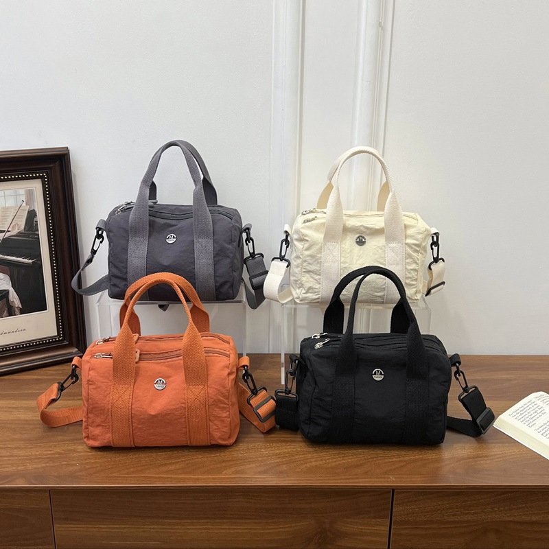 Large-Capacity Women's Bag 2026 Spring New Style Macaron Color Nylon Bag Shoulder Bag Crossbody Handbag Women's Bag