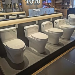 コーナー同金TOトイレ超旋風サイフォン防臭家庭用ホテル静音節水智潔連体便座