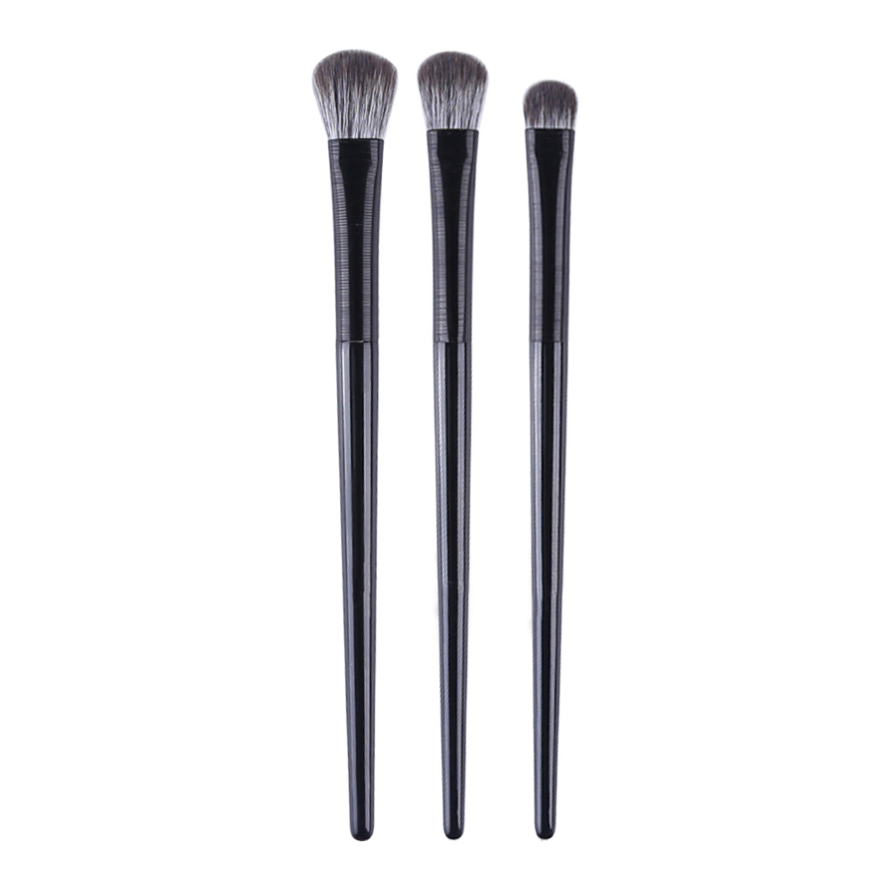 Sombra de ojos cepillo traje conjunto de tres piezas de herramientas de belleza detalle cuchilla ojo corrector manchas Sin Logo maquillaje cepillo al por mayor