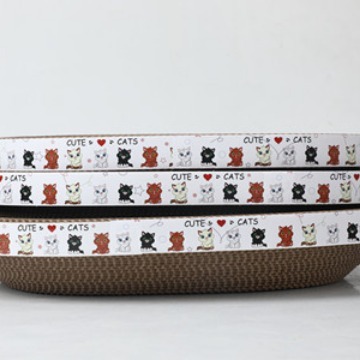 Cat scratch board, cat bed, claw sharpener, cat claw board, corrugated paper, cat supplies, cat bowl, bowl-shaped cat toy