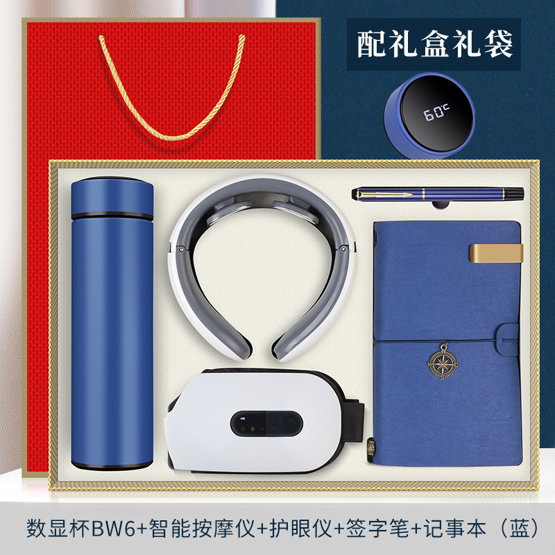 Empresa Reunión Anual negocio regalo reunión actividad ventosa traje protección para los ojos masajeador aniversario celebración mano regalo traje