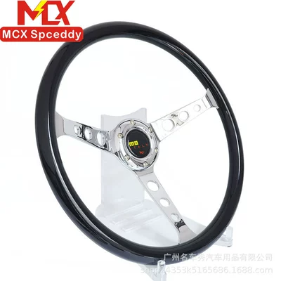 380mm, glossy black steering wheel | Steering wheel