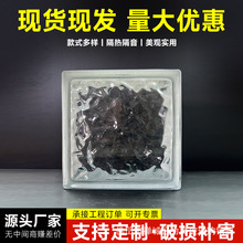 力海玻璃砖冰影纹方形砖客厅卫生间隔断墙装饰空心玻璃砖批发厂家