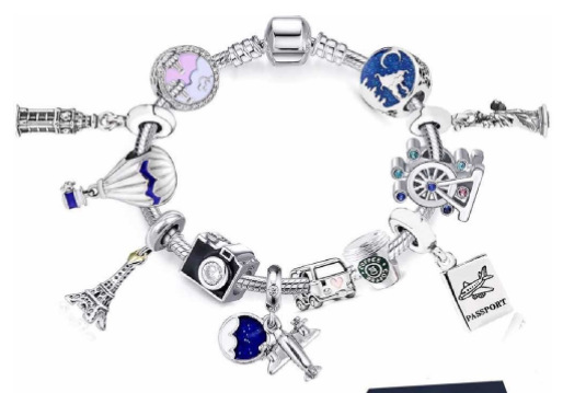 Panjia Diy de dibujos animados con cuentas encanto pulsera transfronteriza suministro directo de fábrica al por mayor Mickey Mouse pulsera