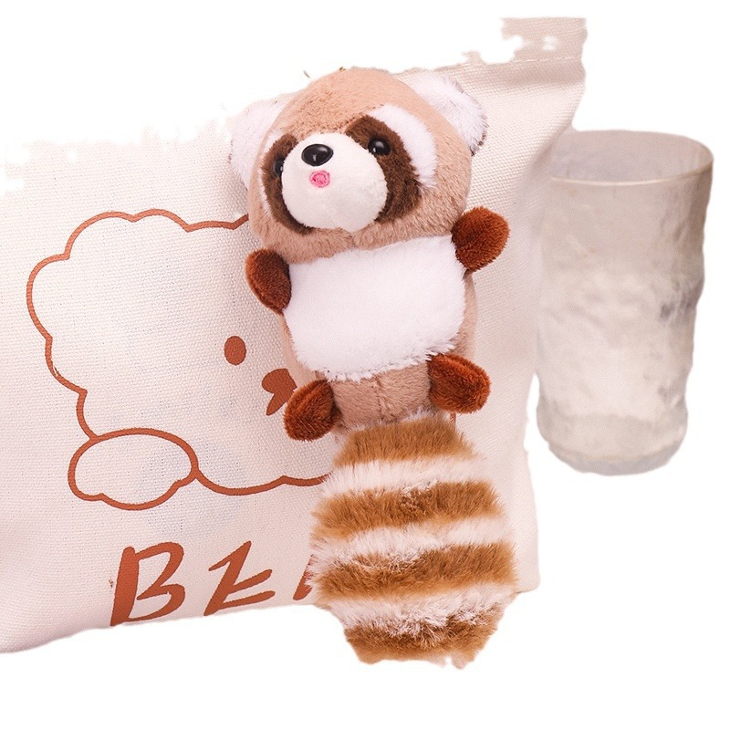 연한 갈색 너구리