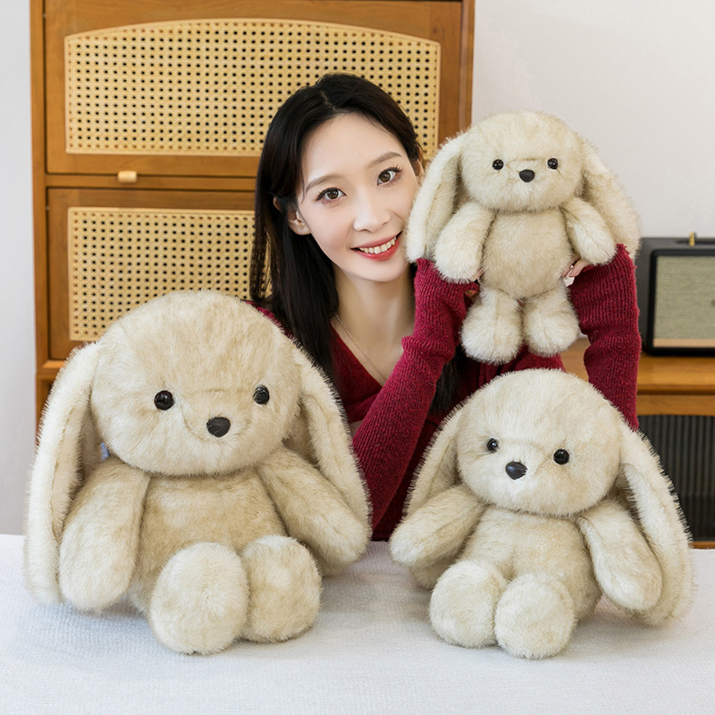 Forest Animal Baby Elephant, Bear, Dinosaur Doll, Rabbit Fur Material, Soft Soothing Claw Machine Doll, Birthday Gift