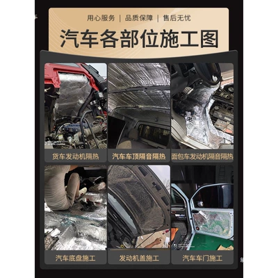 engine hoods, full-vehicle soundproofing cotton, embossed – Car sound-absorbing cotton