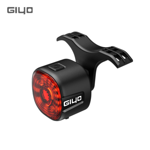 GIYO smart induction brake tail light road mountain bike night riding high-bright waterproof warning safety light