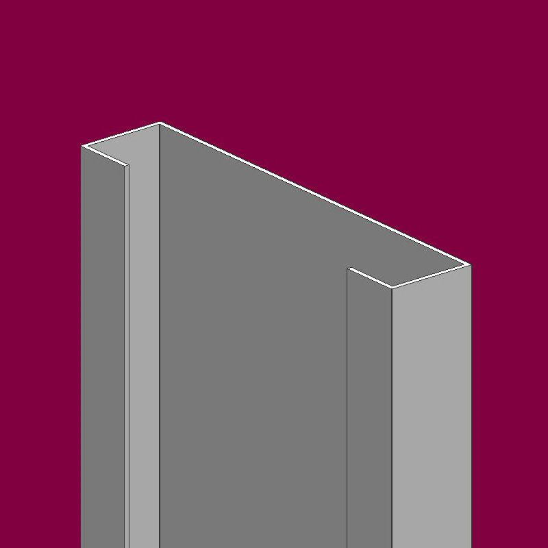 6063T5工业铝材 宽度70高度15mm异形铝合金 铝槽规格加工电泳铝槽