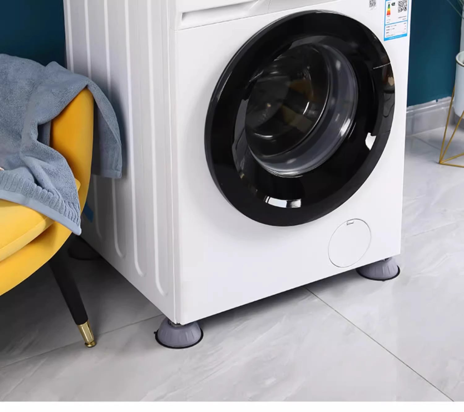 ◇ Universal Washing Machine Base Stand, Anti-Vibration Pad, Fixed Bracket for Fully Automatic Washing Machines