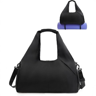 New Yoga Fitness Bag for Women, Fixed Yoga Mat, Multi-Storage Bag, Independent Shoe Compartment, Large-Capacity Short-Distance Travel Bag