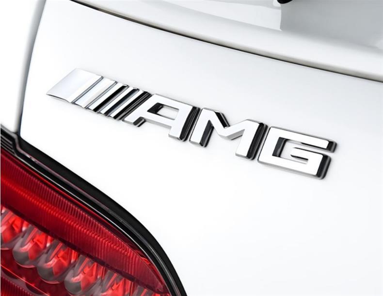 Mercedes-Benz GTC GTR GTS modified side fender emblems, AMG rear emblems, car logos, letter emblems, trunk emblems, Mercedes-Benz emblems