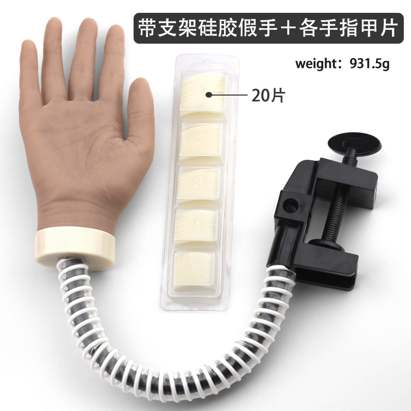 Molde de mano falso de silicona pura con brazo