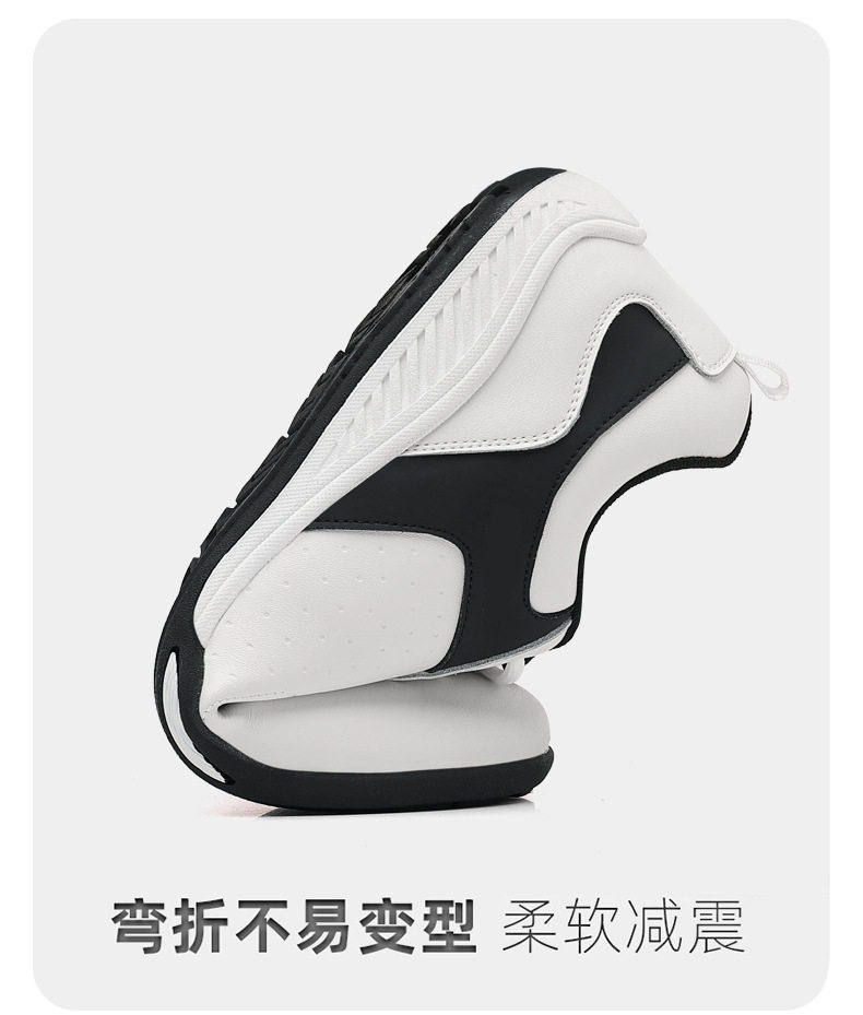 Giày sneaker nam da bò mặt mềm chống mài mòn, đế cao su gót thấp 1–3 cm, phối đồ dễ — PZ9872 màu trắng, PZ9872 màu đen chi tiết 8