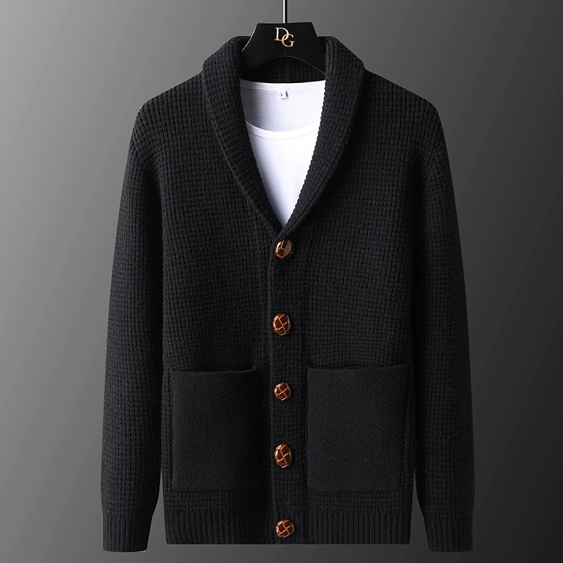 Демисезон cardigan, мужской модный вязаный свитер, (Cross-border trading), корейский стиль