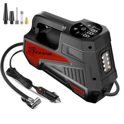Car-Mounted Air Pump, Portable Air Pump, Multi-Functional Air Pump, High-Power Electric Tire Inflator, Cross-Border