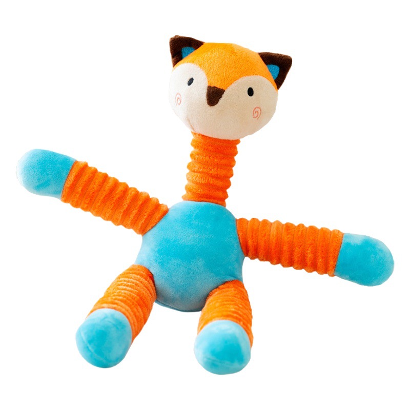 Perro de juguete de sonido auto-HI aliviar el consumo de artefactos tapados molienda física cachorro resistente a los mordiscos peluche Corgi suministros para mascotas