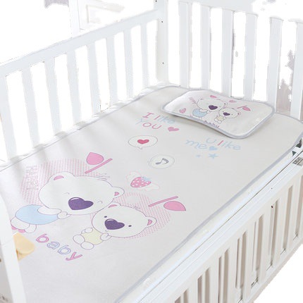 Stroller Mat Ice Silk Newborn Baby Summer Children Washable Crib Kindergarten Nap Mat Mat