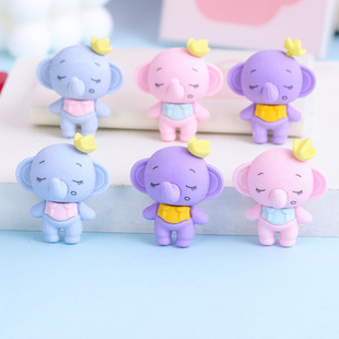 Cross-border new cute candy-colored elephant eraser student stationery wholesale June 1 Christmas final prize