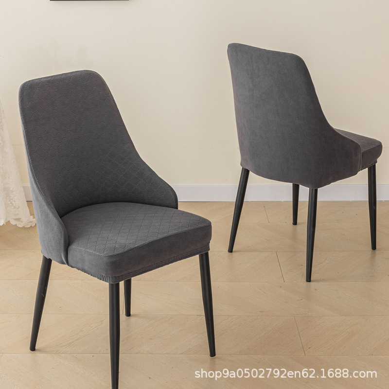 Jacquard wave [dark gray] solid color