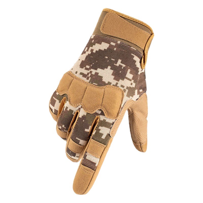 Guantes de montar a caballo ventiladores militares guantes tácticos dedo completo antideslizante resistente al desgaste guantes de medio dedo fuerzas especiales camuflaje fitness guantes de lucha