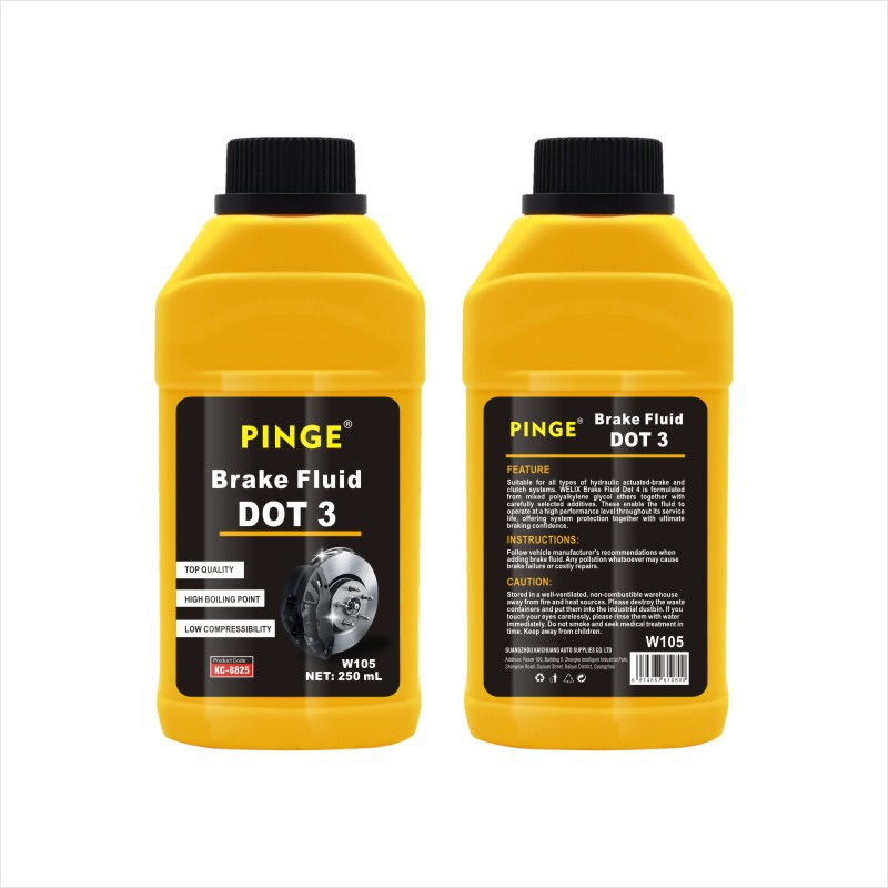 Automotive Brake Fluid Dot3Dot4 Synthetic Brake Fluid for Automobiles and Motorcycles, Universal High Boiling Point