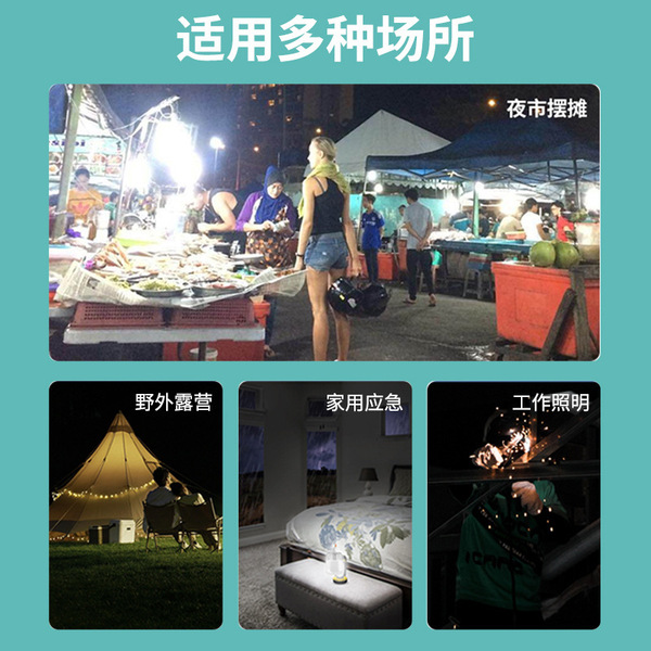 LED super bright travel emergency light for camping