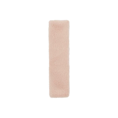 Car Soft Anti-Strangle Protective Cover – Seat belt shoulder pad - rabbit-fur-shoulder-pads-milk-tea-color