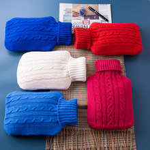 礼品加厚PVC注水热水袋毛线布套充水灌水暖水袋暖手宝厂家保温