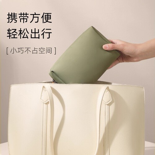 New cosmetic bag for women's portable travel small cosmetics storage bag lipstick makeup brush storage bag waterproof