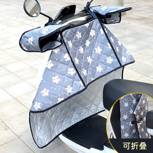 Electric Battery Motorcycle Windshield Quilt Summer Windproof Sunshade Spring and Autumn Four Seasons Universal Thin Split Type