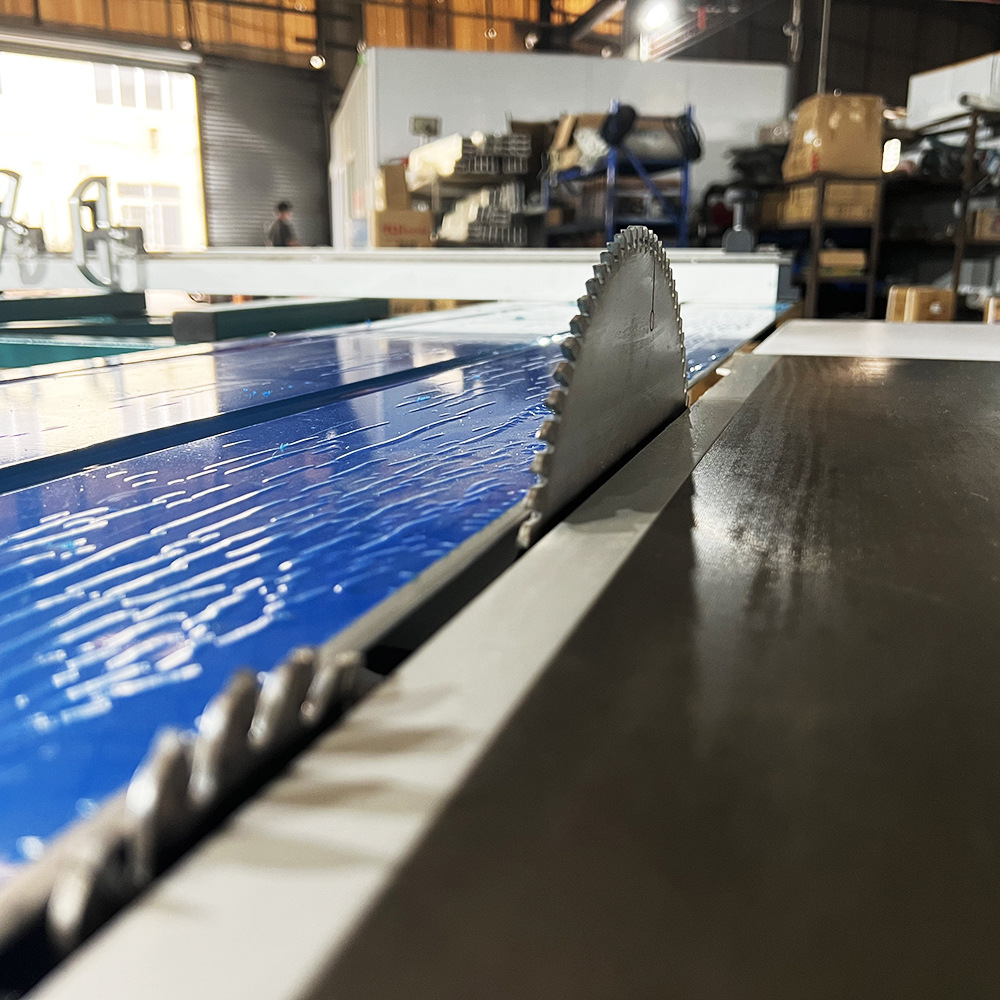 Sierra de panel de carpintería Sierra de panel de precisión de 45 grados de Ma Sierra de carpintería Placa de mesa de corte de PVC para el hogar Sierra de mesa deslizante