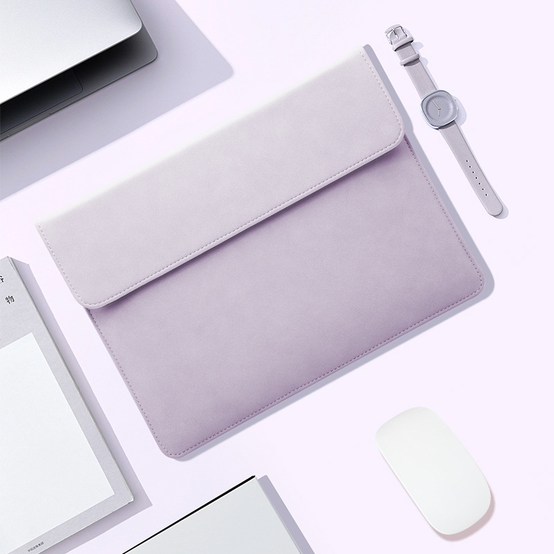 MacBookパソコンの中の大胆な包みはアップルのファーウェイを適用してノートの保護カバーの横のタイプの皮革のコンピュータの包みを連想します。|undefined