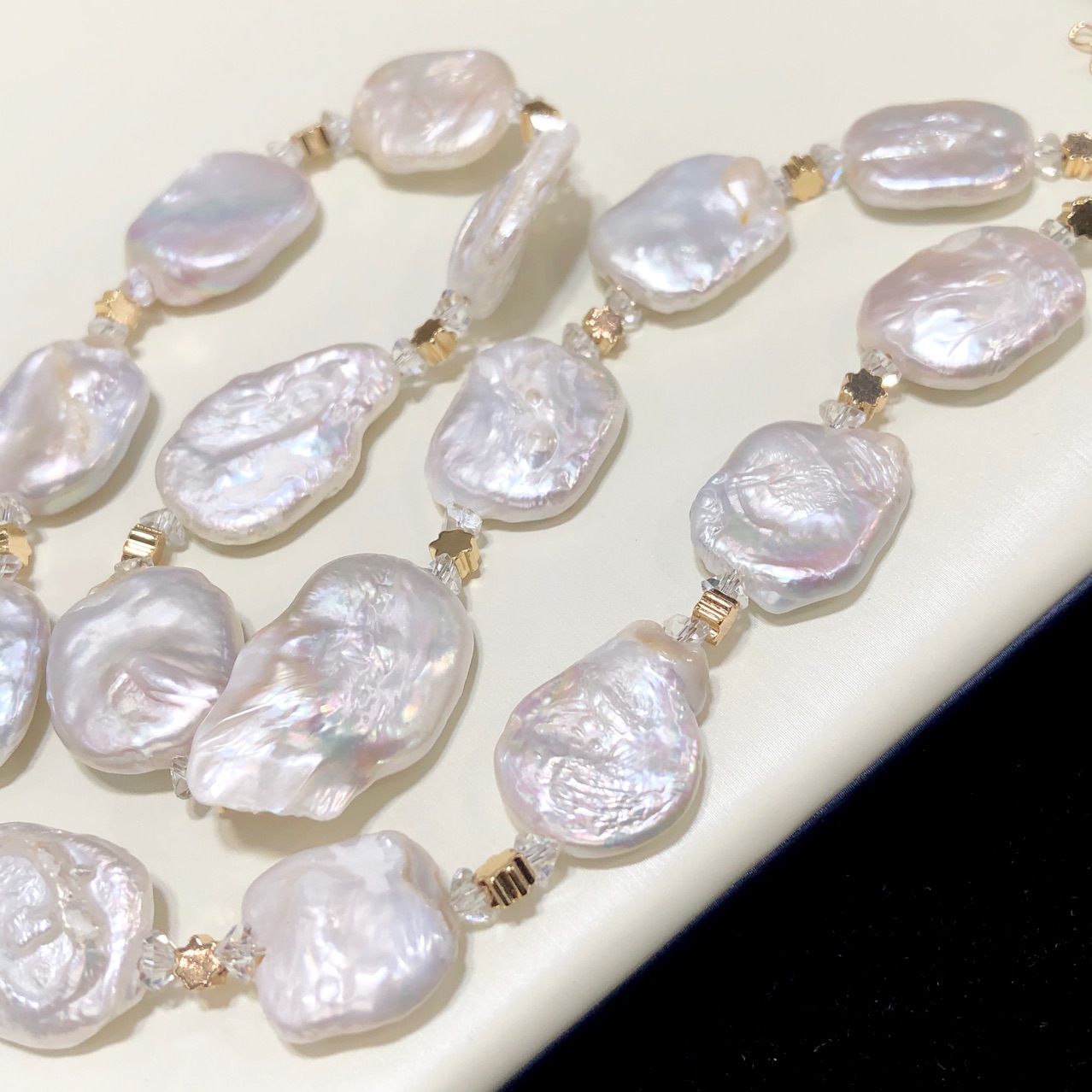 Freshwater Pearl Material Freshwater Pearl Simple Style Classic Style Solid Color Necklace